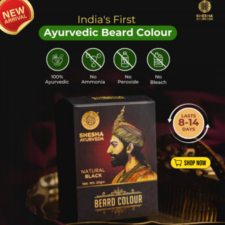 beard color shesha ayurveda