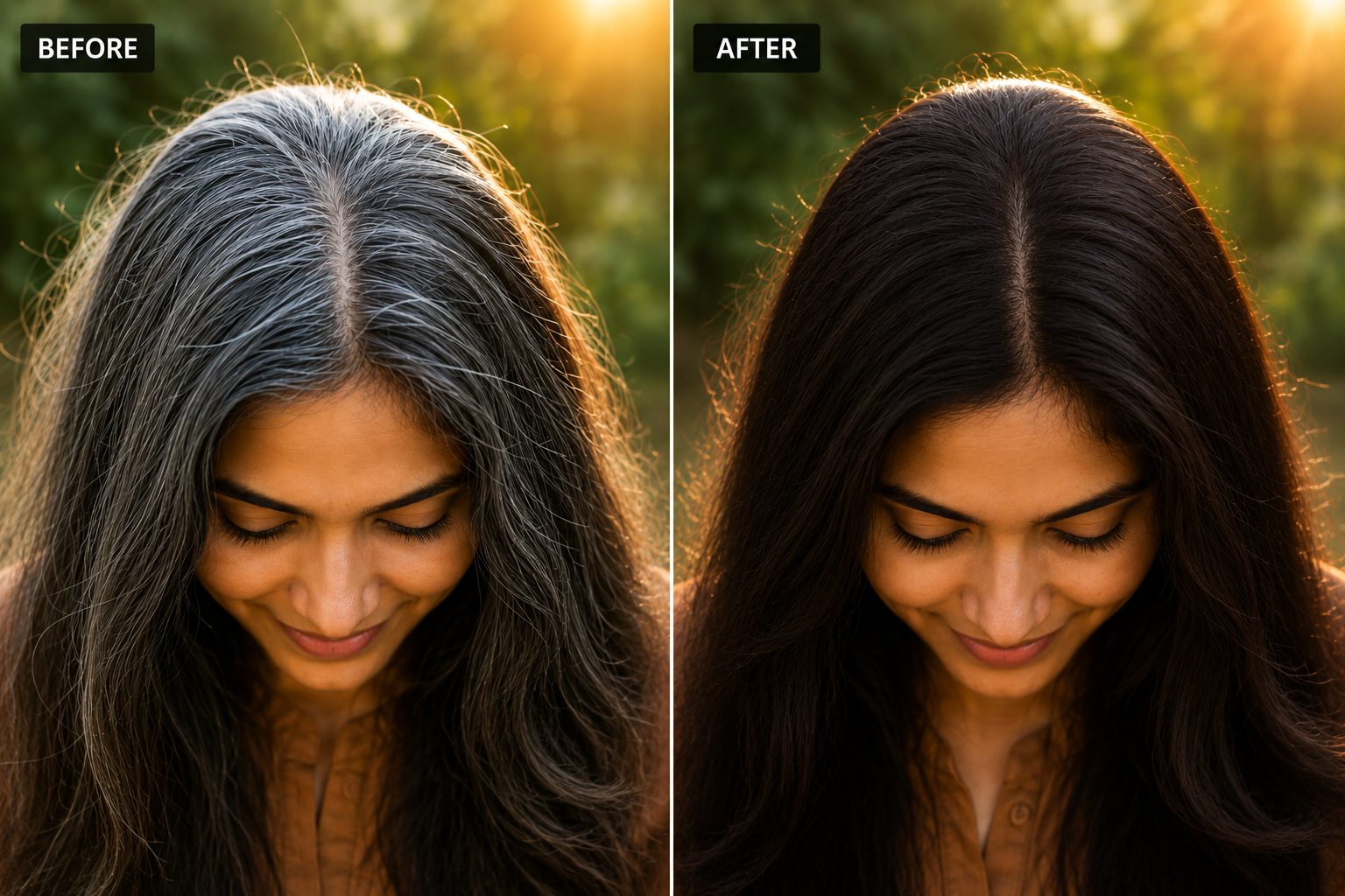 Before NILINI Dark Brown